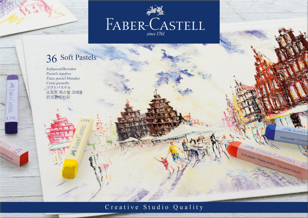 CREIOANE PASTEL SOFT 36 CULORI FABER-CASTELL CREIOANE PASTEL SOFT 36 CULORI FABER-CASTELL